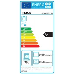 Teka HCB 6370 P SS Φούρνος άνω Πάγκου 70lt Π59.5εκ. Ss Teka HCB 6370 P SS Φούρνος άνω Πάγκου 70lt Π59.5εκ. Ss